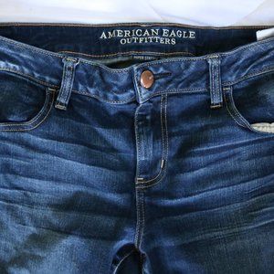 AE Women's Denim Super Stretch Jegging Size 16 Sh